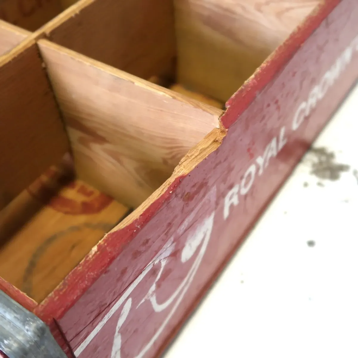 ROYAL CROWN COLA ビンテージ ウッドボックス