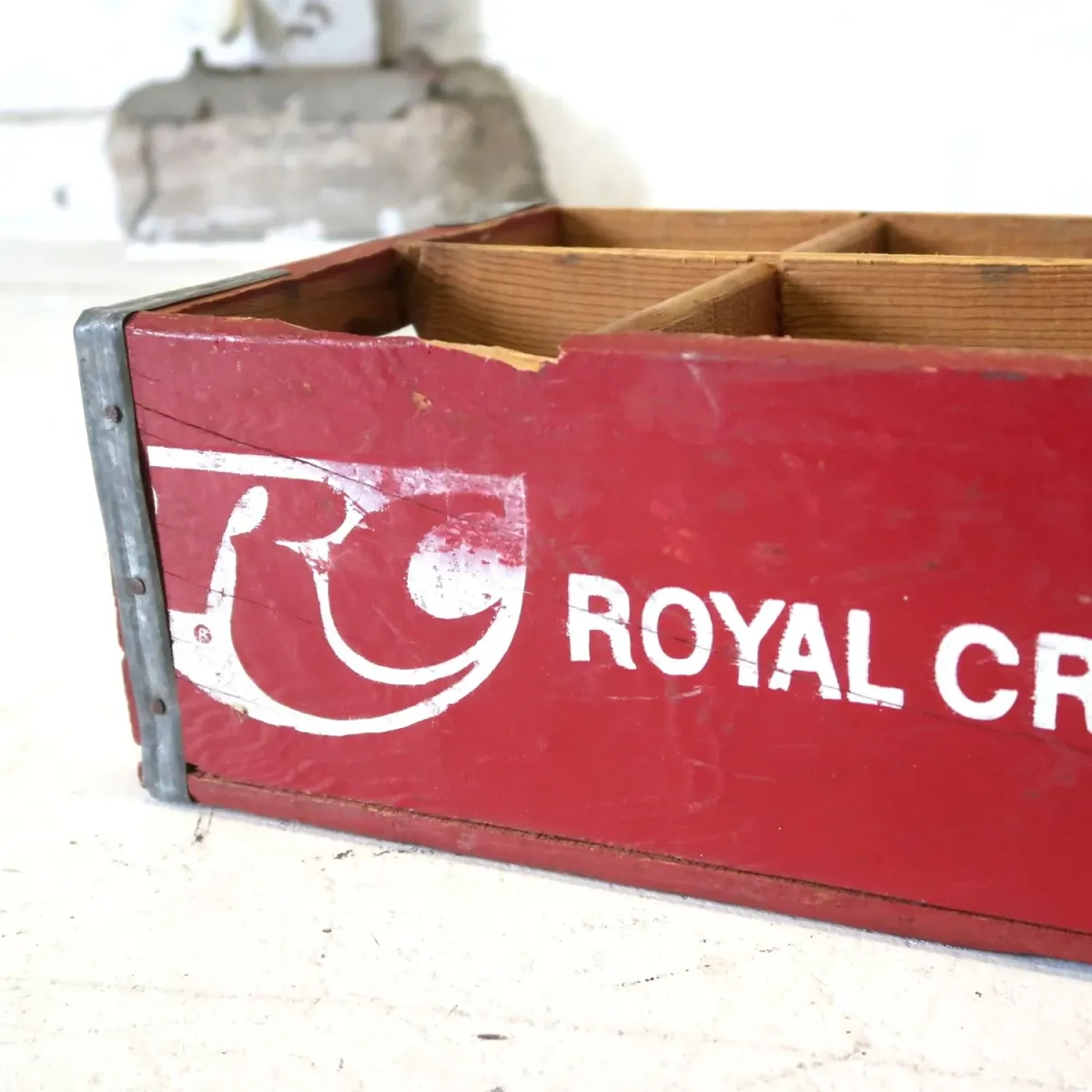 ROYAL CROWN COLA ビンテージ ウッドボックス