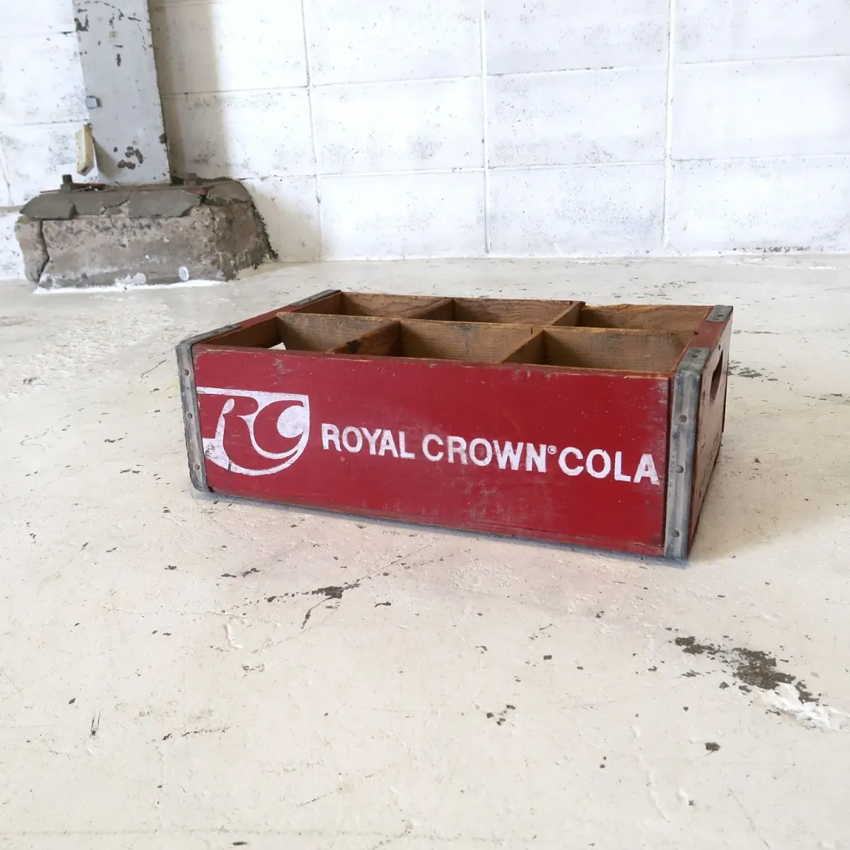 ROYAL CROWN COLA ビンテージ ウッドボックス