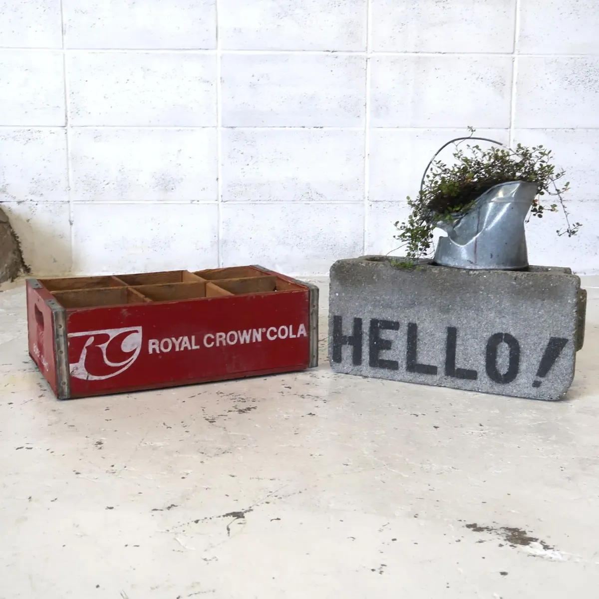 ROYAL CROWN COLA ビンテージ ウッドボックス