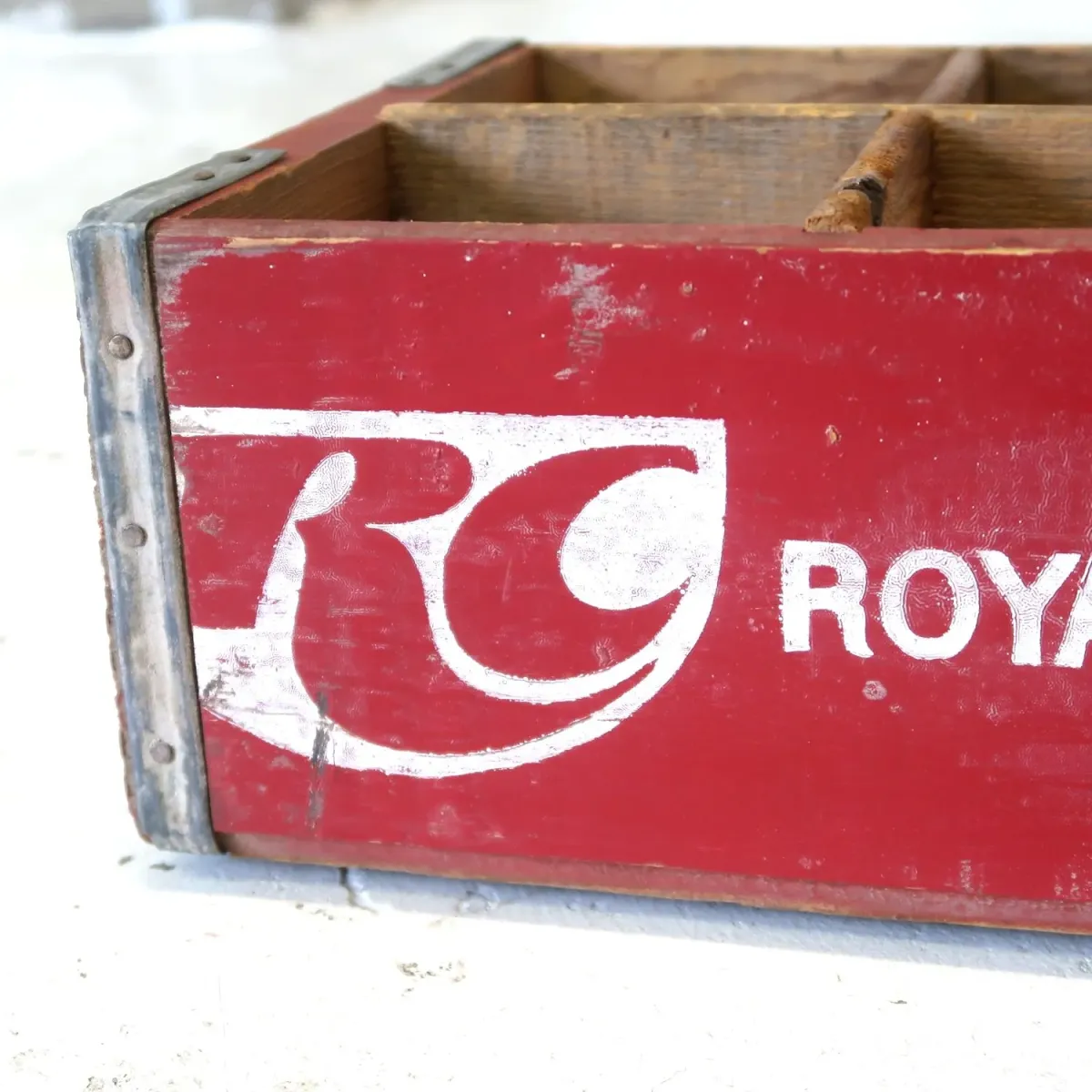 ROYAL CROWN COLA ビンテージ ウッドボックス