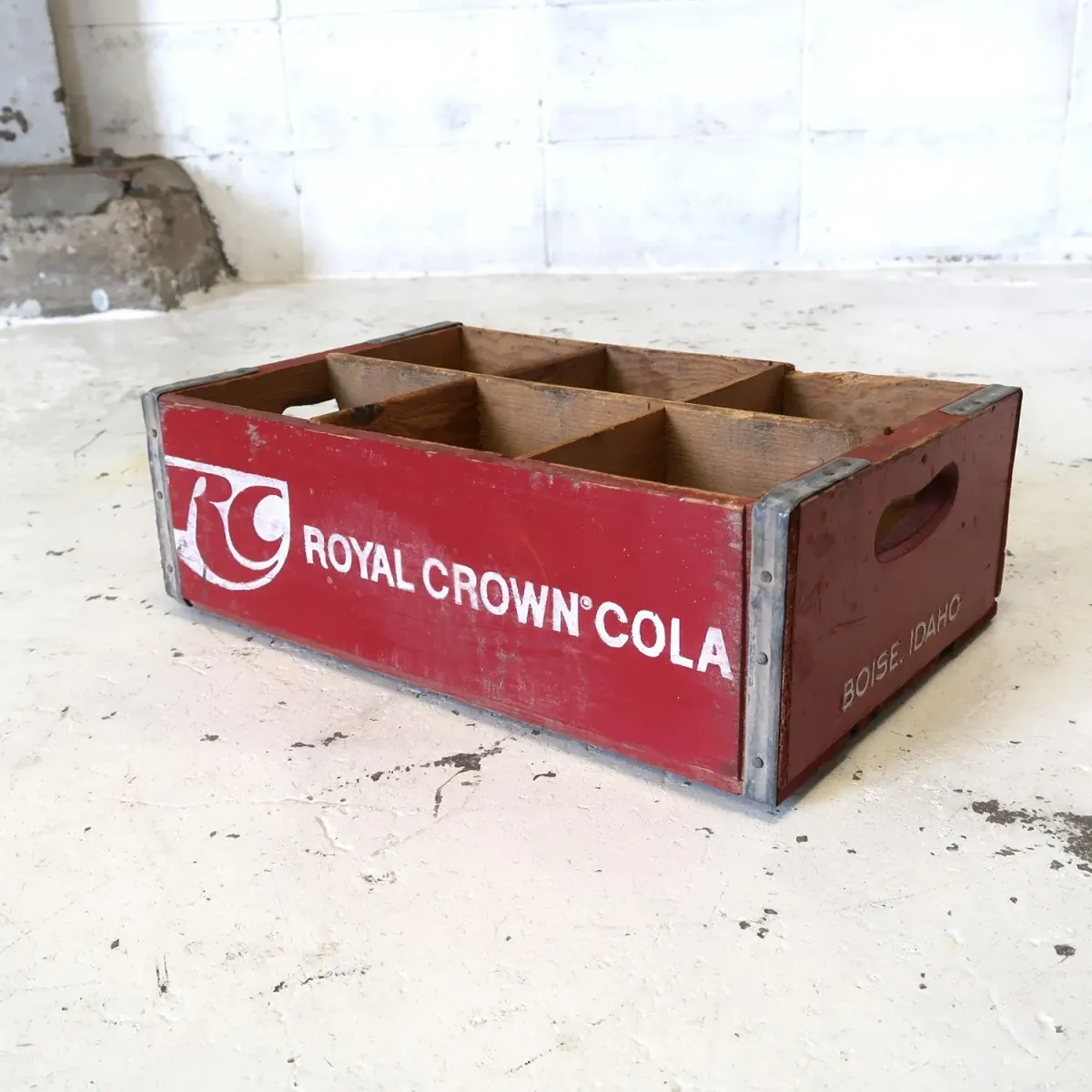 ROYAL CROWN COLA ビンテージ ウッドボックス