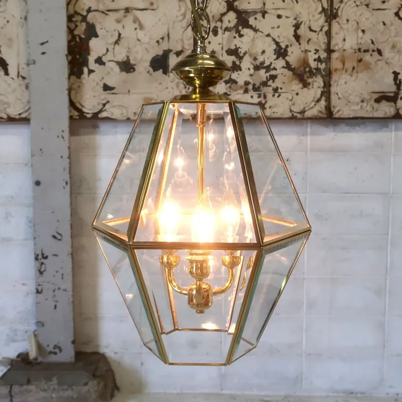 ステンドグラス キャンドルランプ 3灯