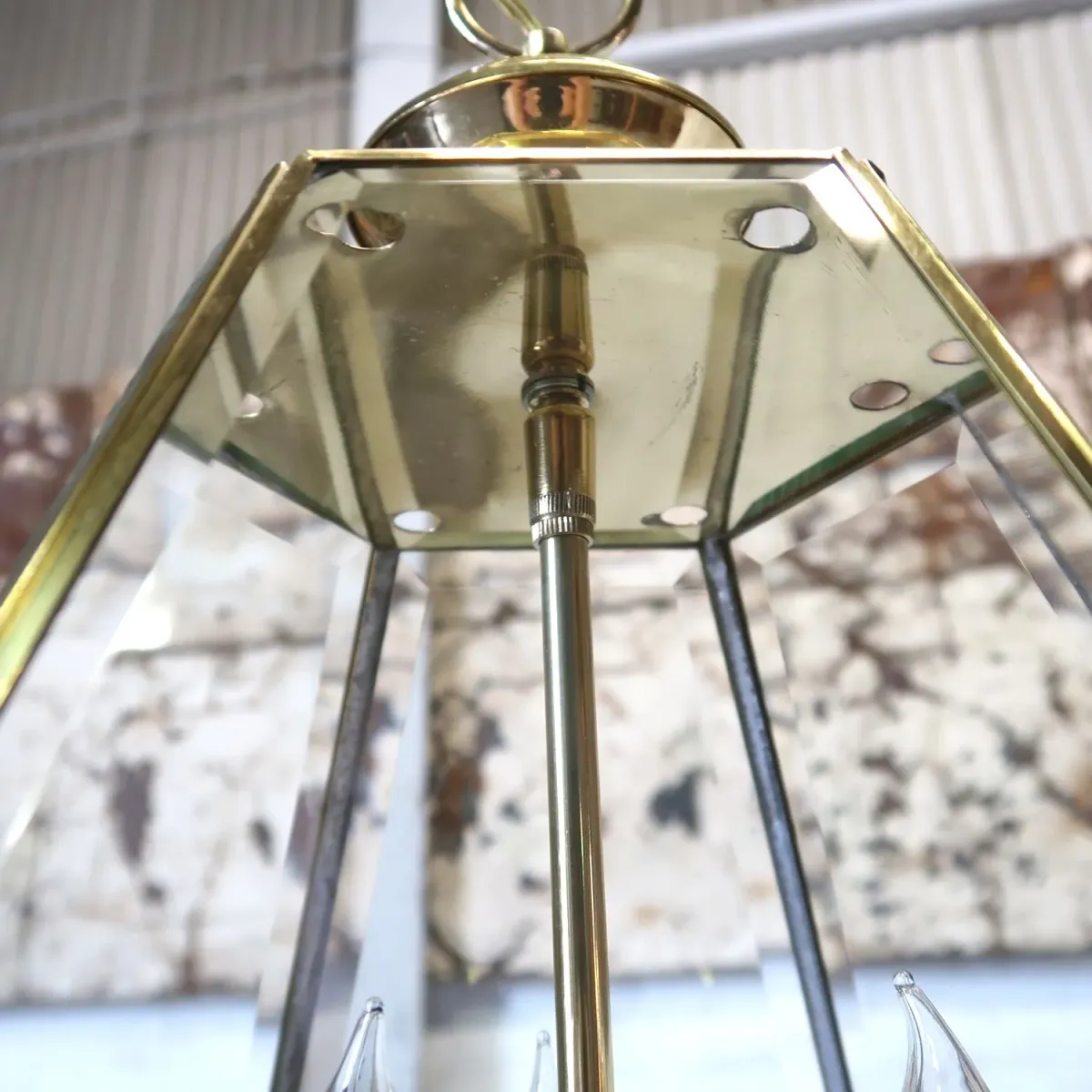 ステンドグラス キャンドルランプ 3灯