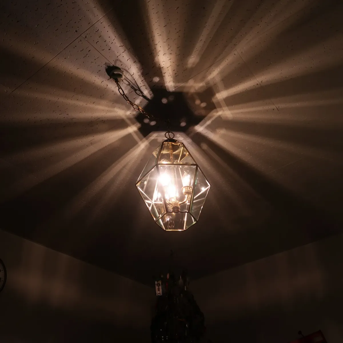 ステンドグラス キャンドルランプ 3灯