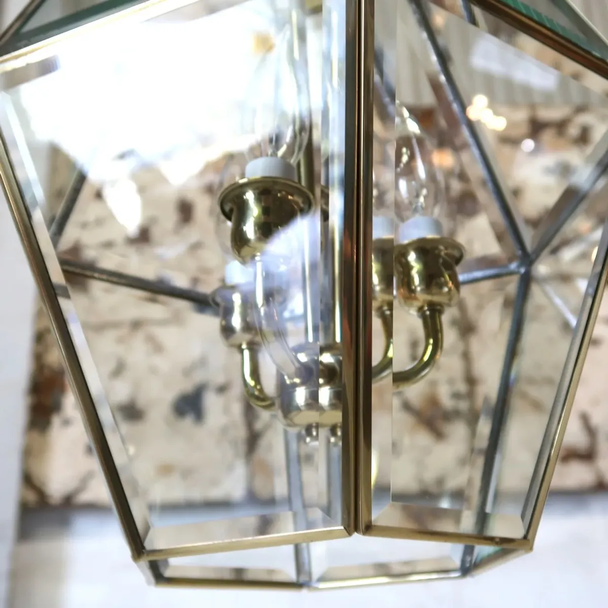 ステンドグラス キャンドルランプ 3灯