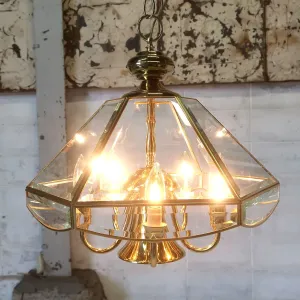 ステンドグラス キャンドルランプ 6灯