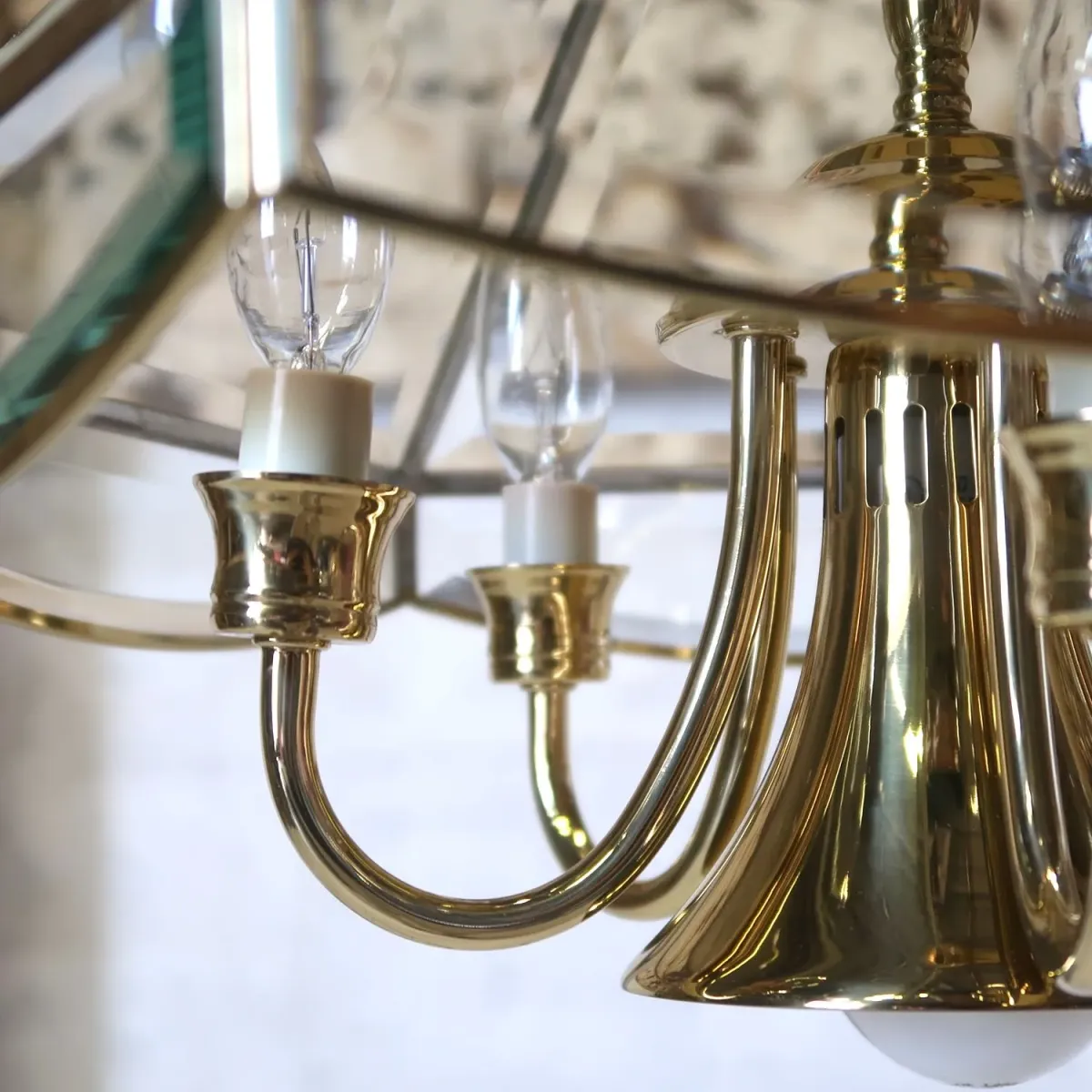 ステンドグラス キャンドルランプ 6灯