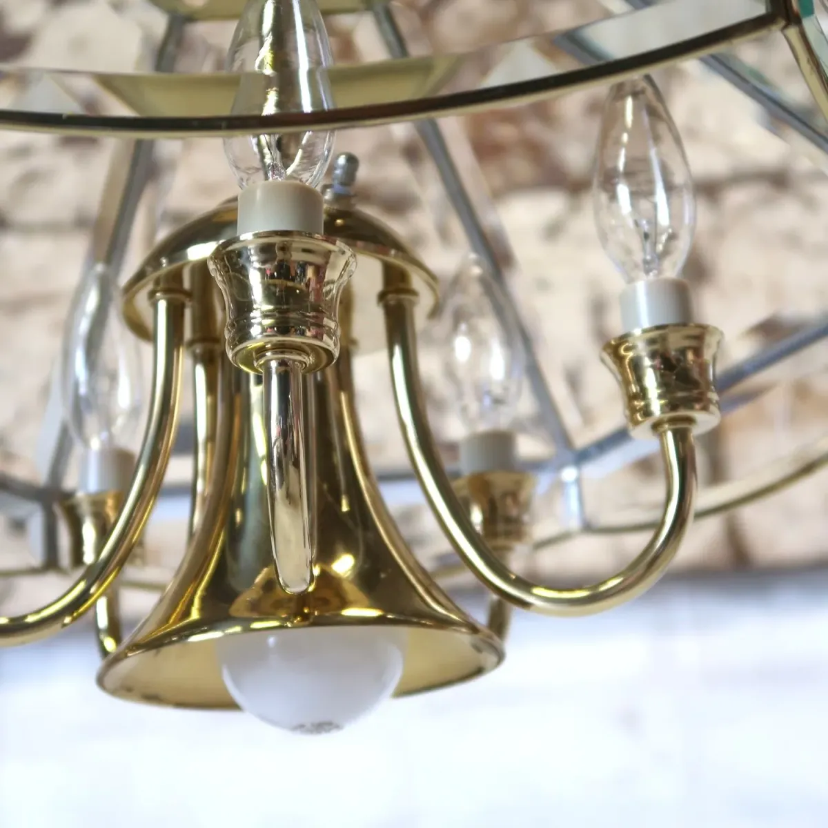 ステンドグラス キャンドルランプ 6灯