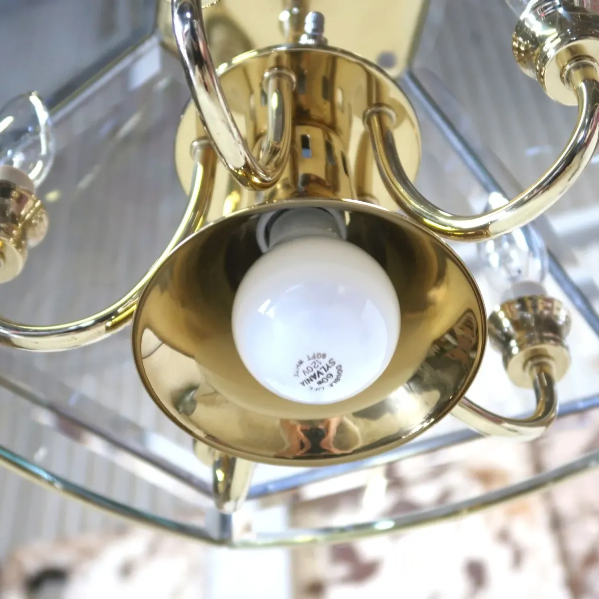 ステンドグラス キャンドルランプ 6灯