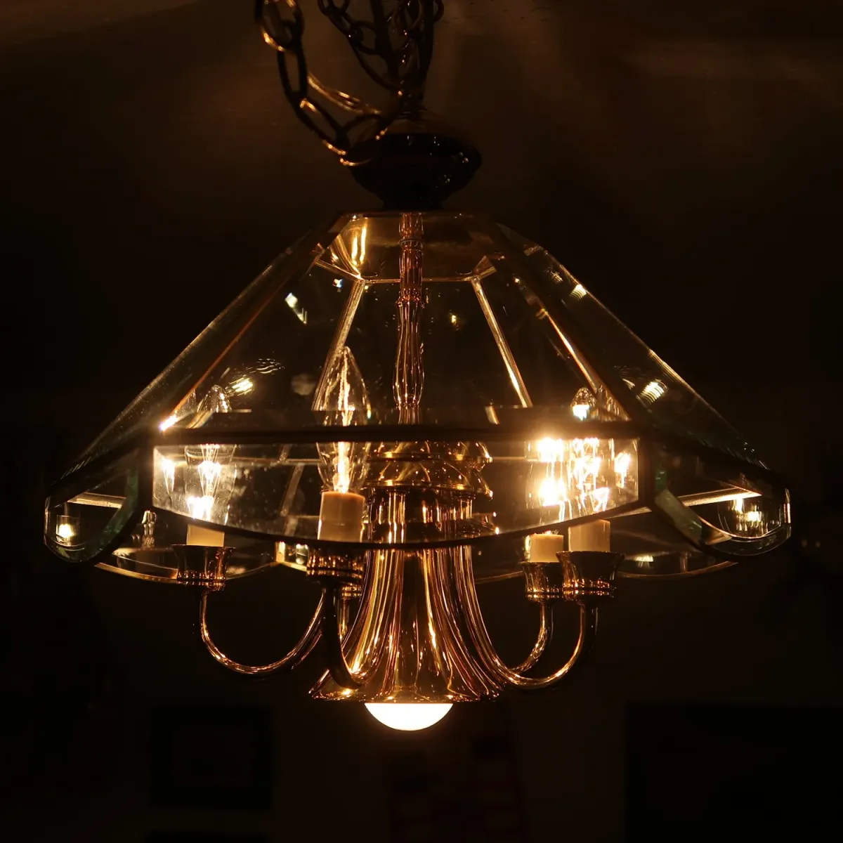 ステンドグラス キャンドルランプ 6灯