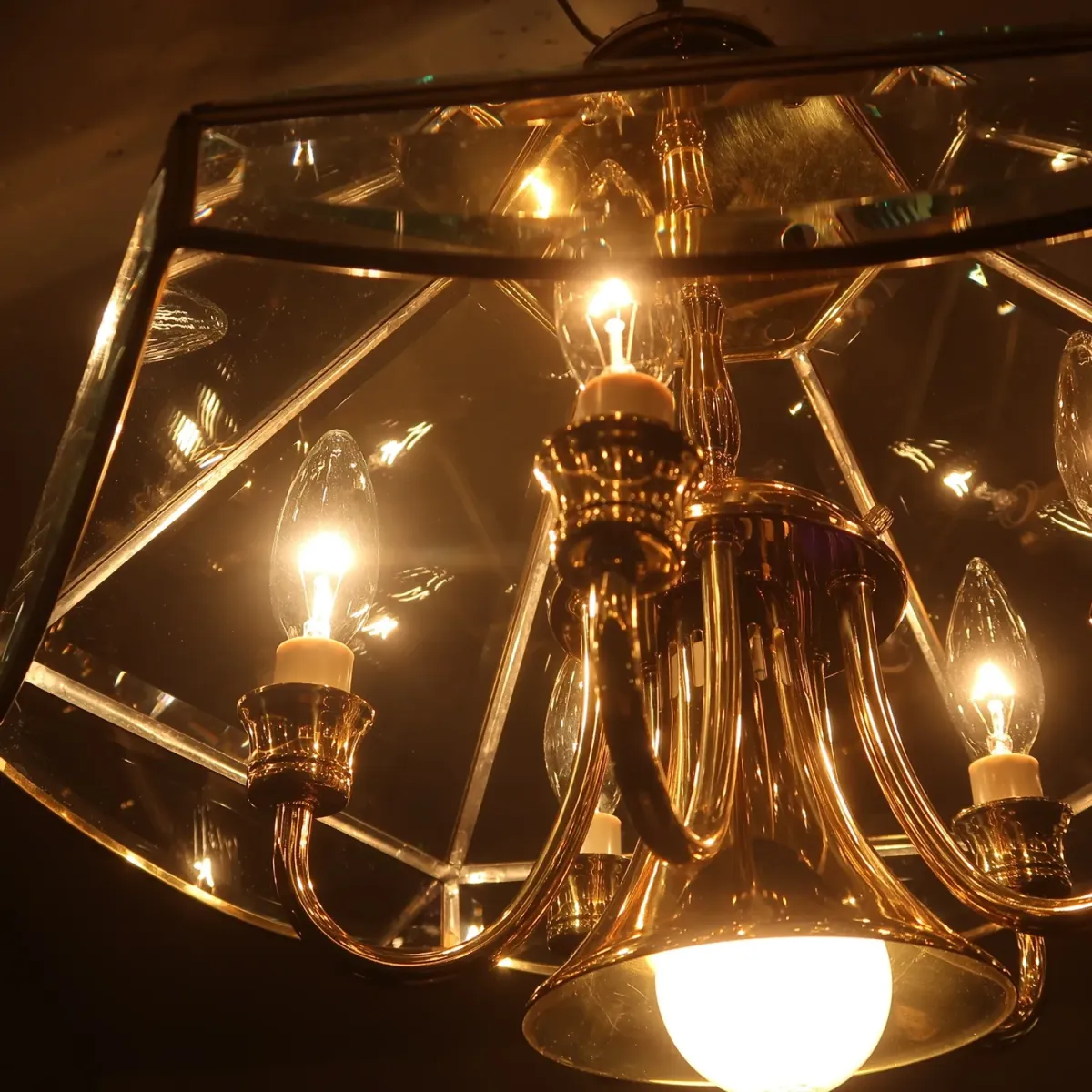 ステンドグラス キャンドルランプ 6灯