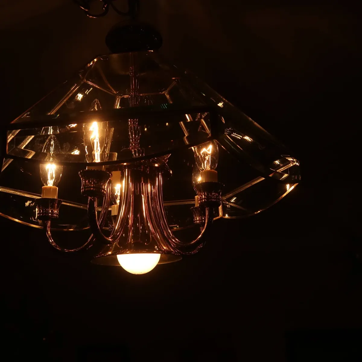 ステンドグラス キャンドルランプ 6灯