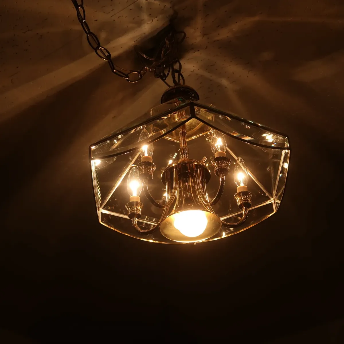 ステンドグラス キャンドルランプ 6灯