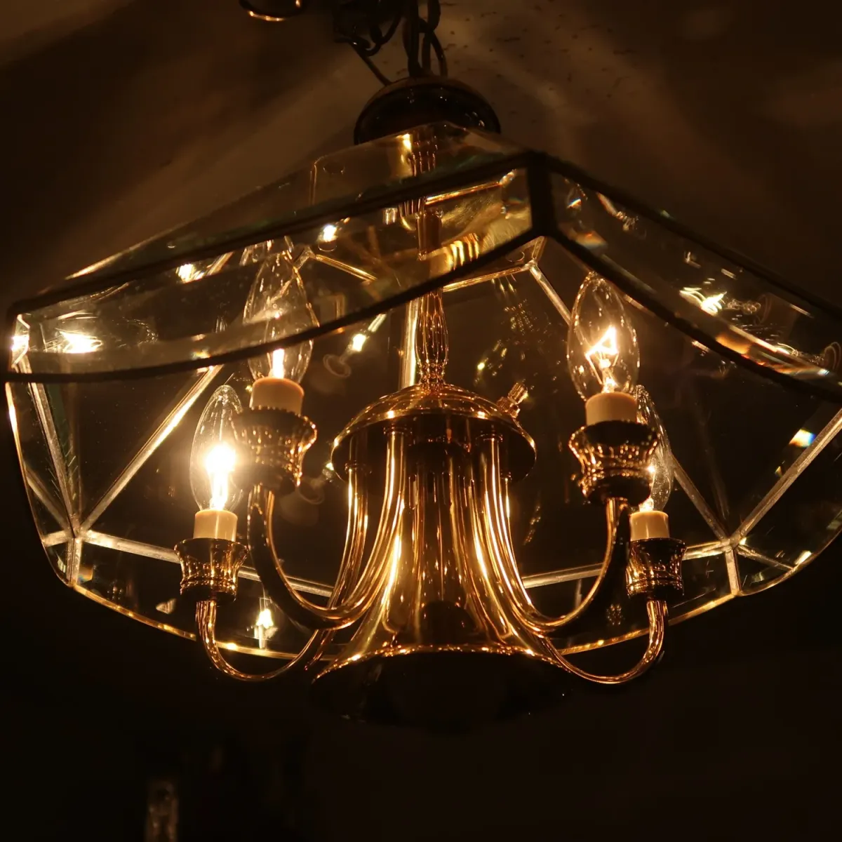 ステンドグラス キャンドルランプ 6灯