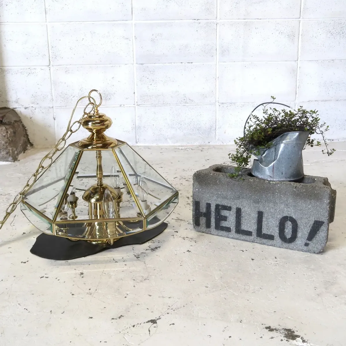 ステンドグラス キャンドルランプ 6灯