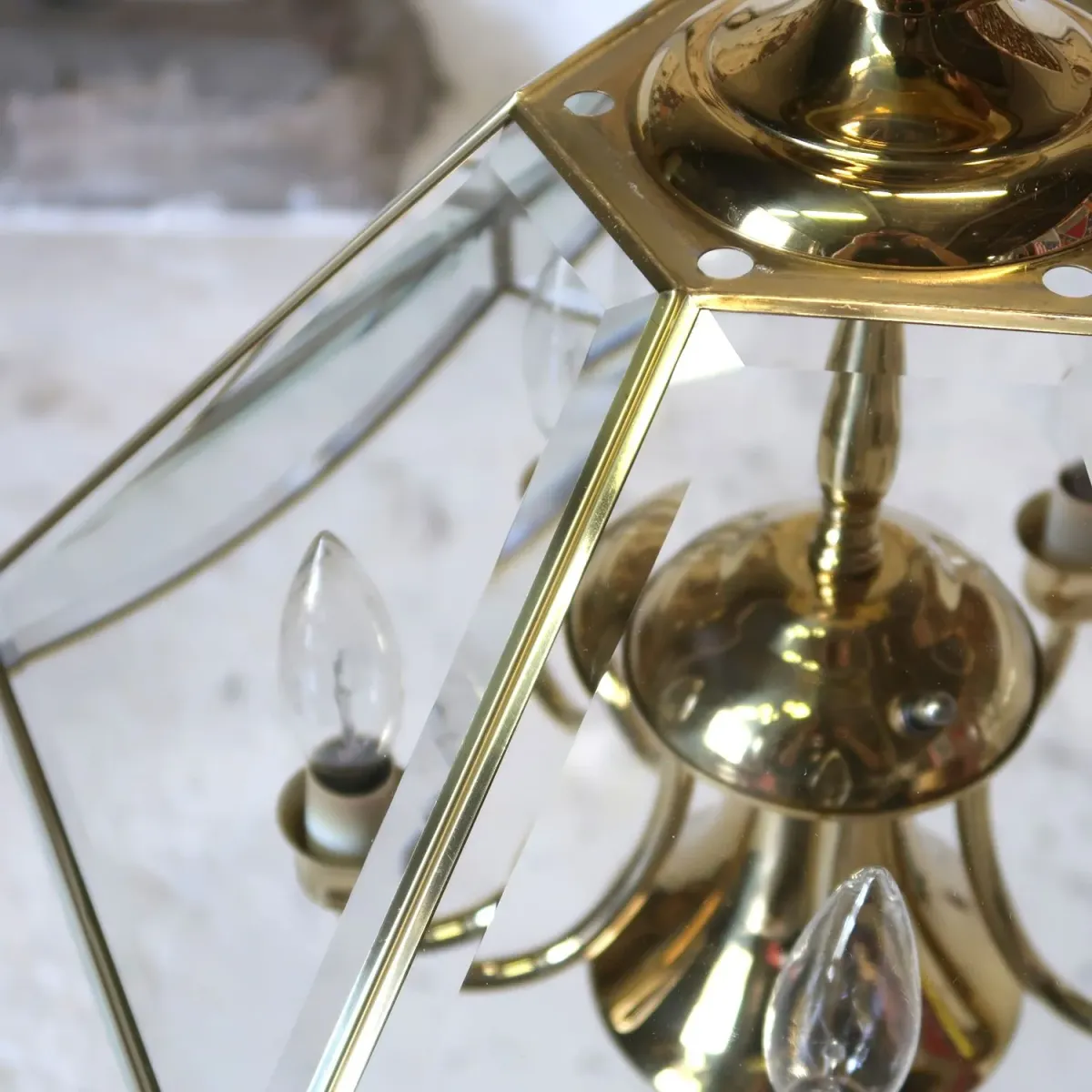 ステンドグラス キャンドルランプ 6灯