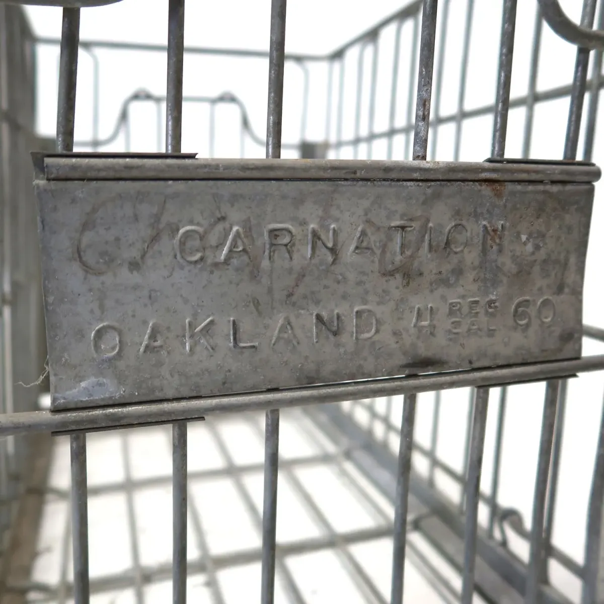 CARNATION ビンテージ ワイヤーバスケット