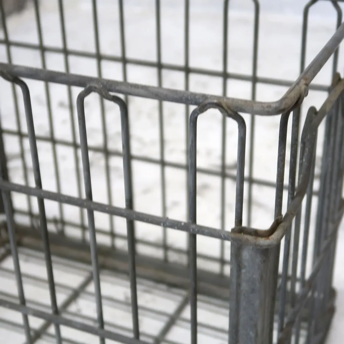 CARNATION ビンテージ ワイヤーバスケット