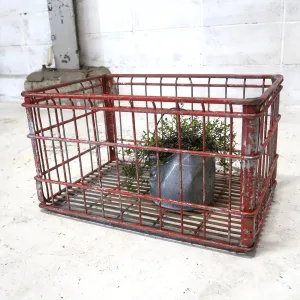 ビンテージ ワイヤーバスケット