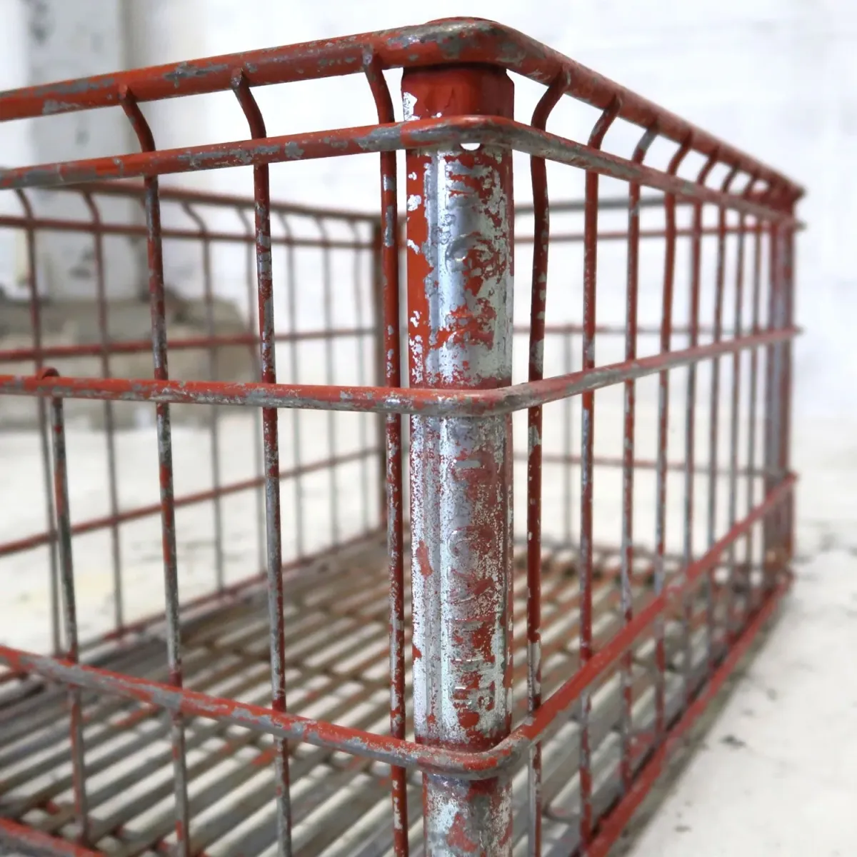 ビンテージ ワイヤーバスケット