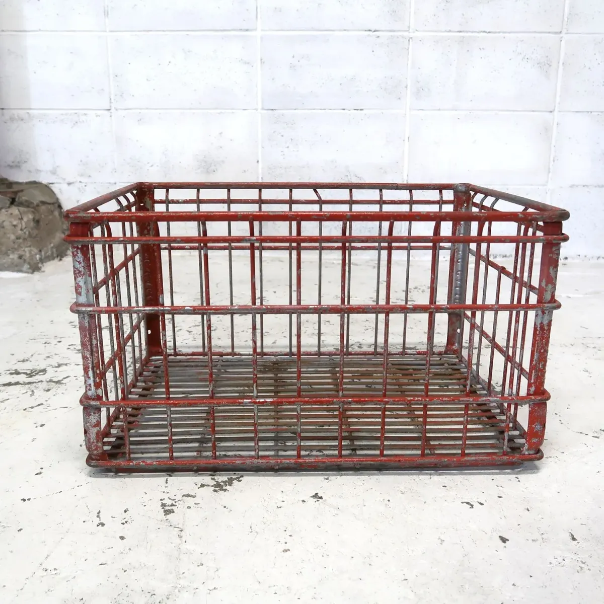 ビンテージ ワイヤーバスケット