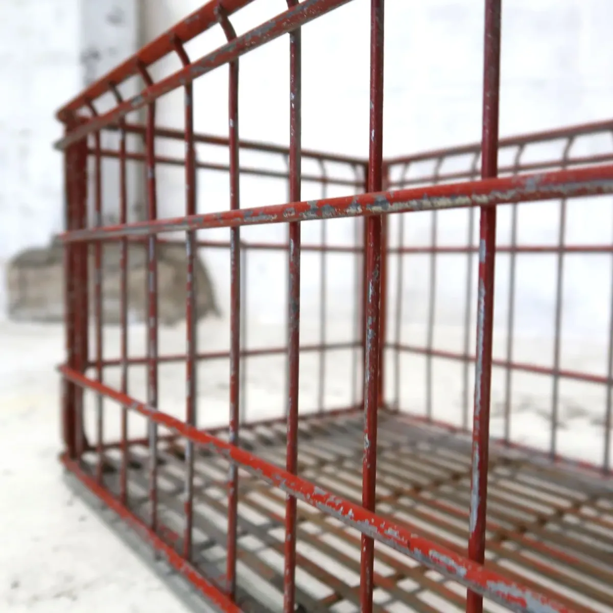 ビンテージ ワイヤーバスケット