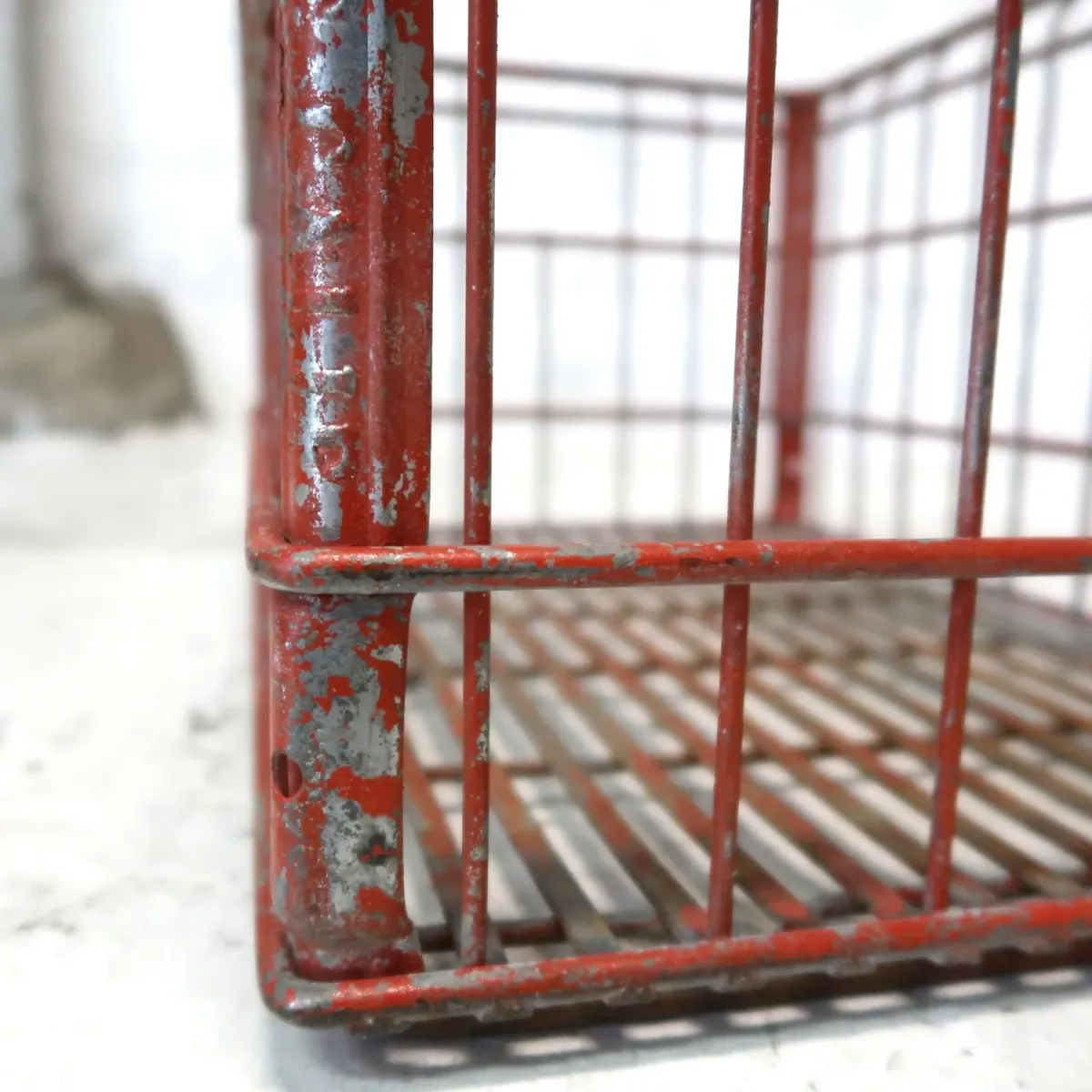 ビンテージ ワイヤーバスケット