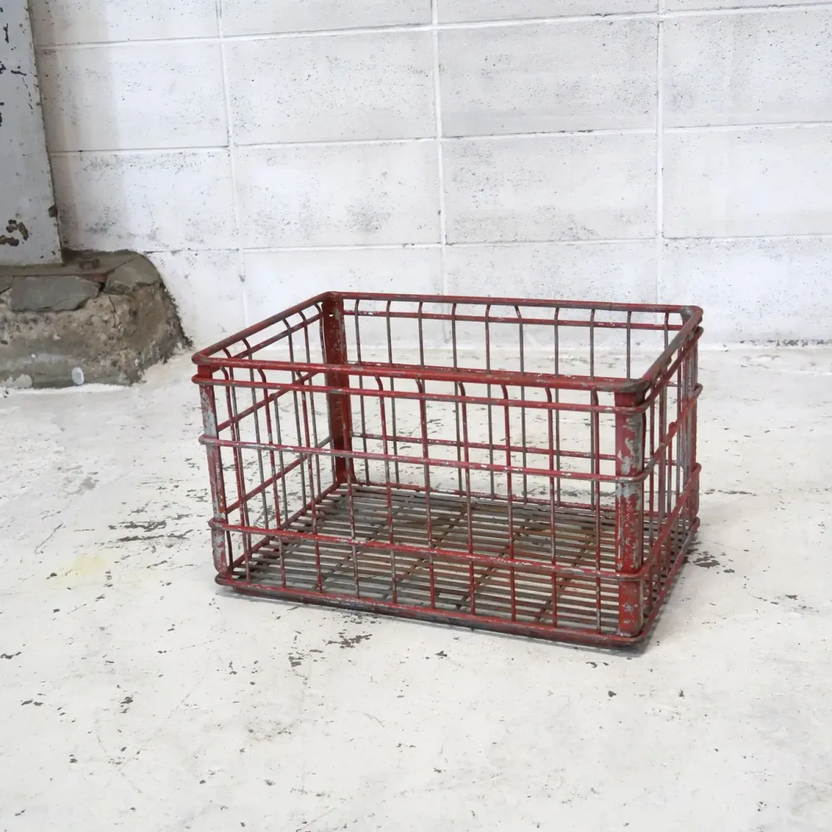 ビンテージ ワイヤーバスケット