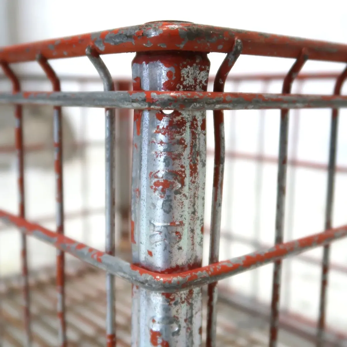 ビンテージ ワイヤーバスケット