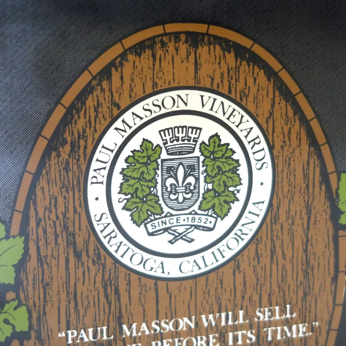 PAUL MASSON ビンテージ パブミラー