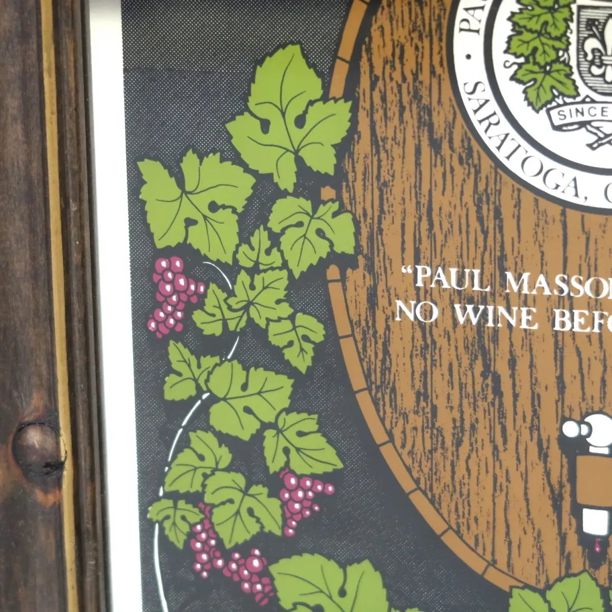 PAUL MASSON ビンテージ パブミラー