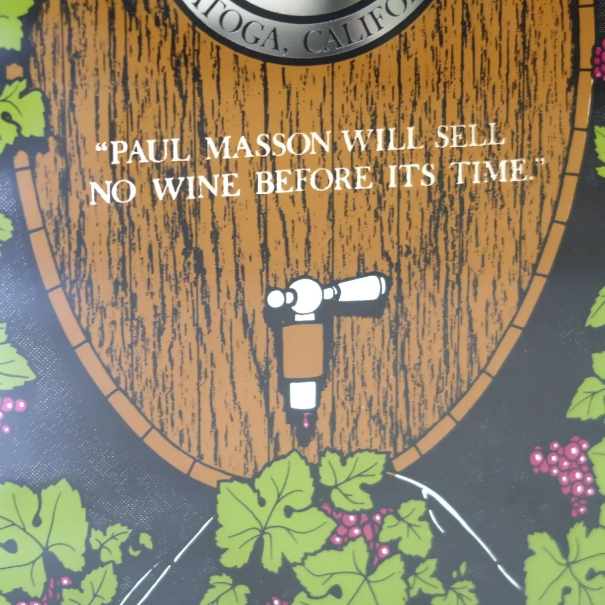 PAUL MASSON ビンテージ パブミラー