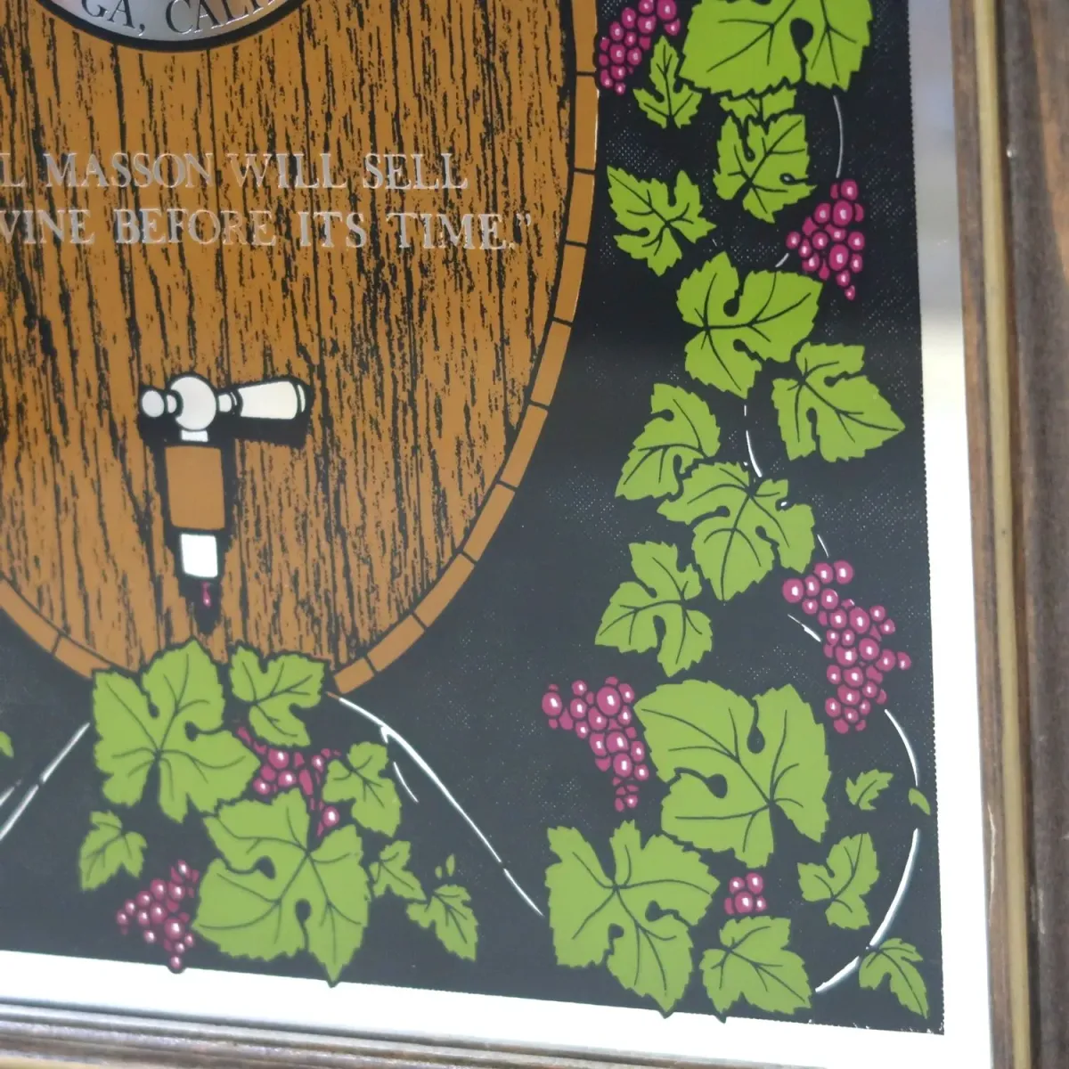 PAUL MASSON ビンテージ パブミラー