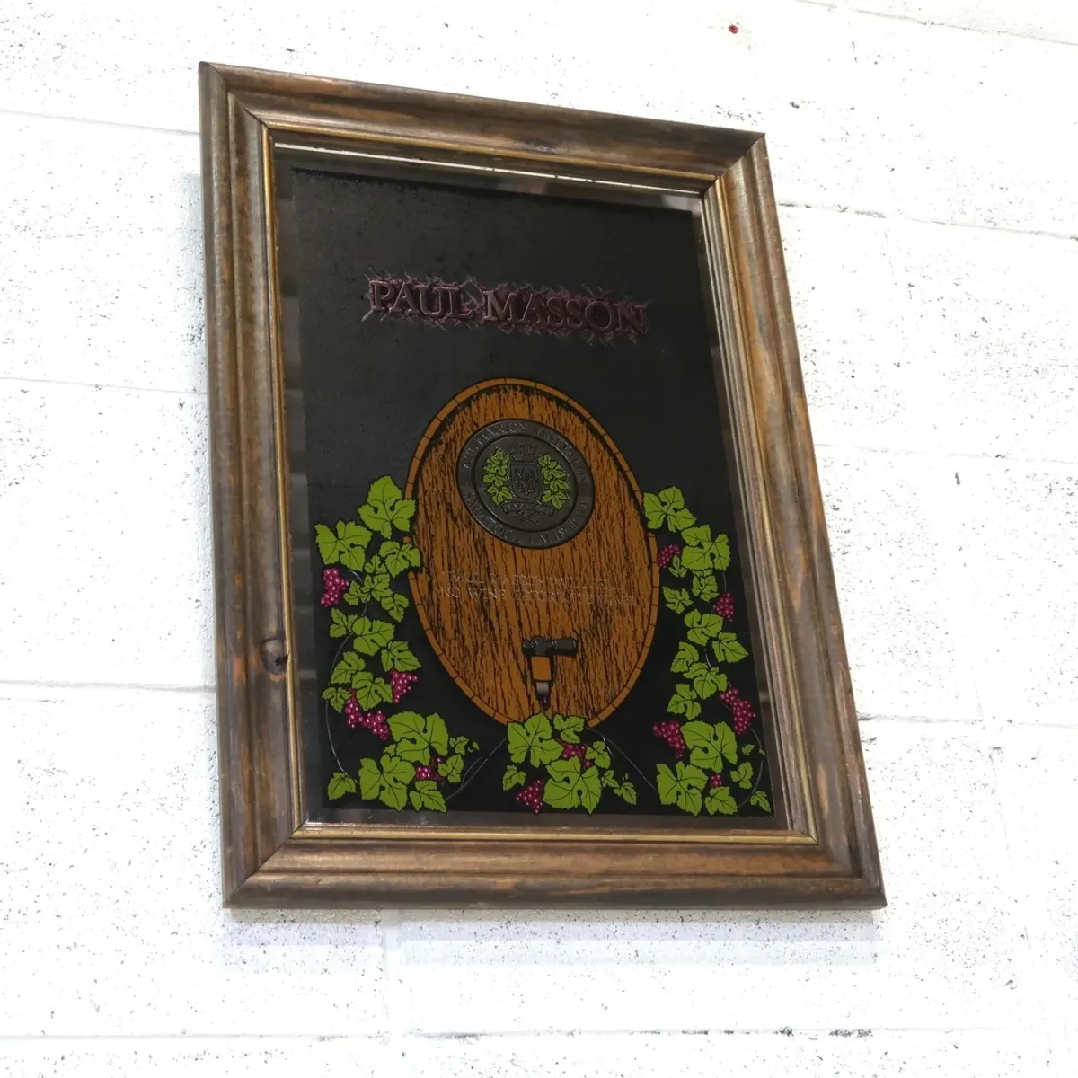 PAUL MASSON ビンテージ パブミラー