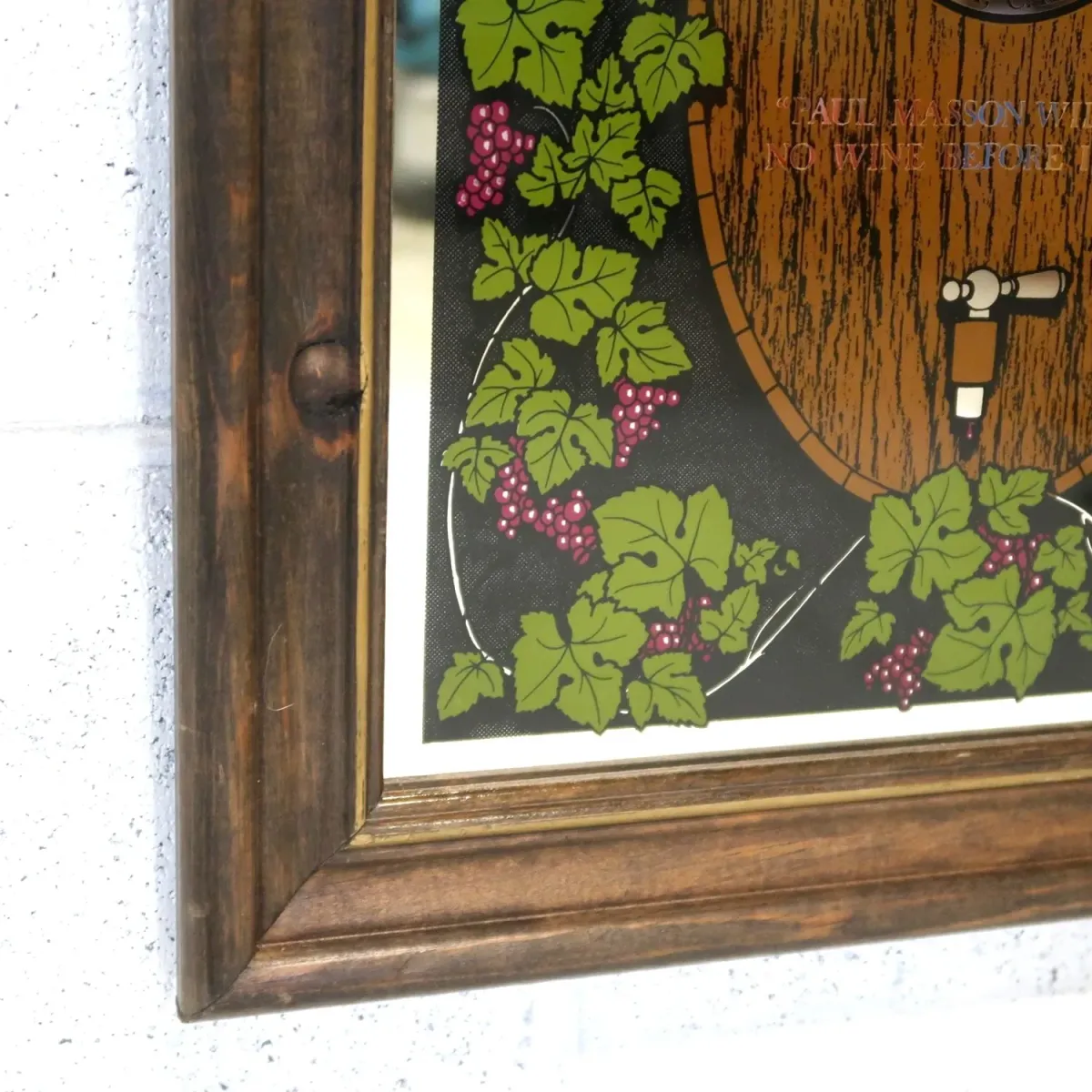 PAUL MASSON ビンテージ パブミラー