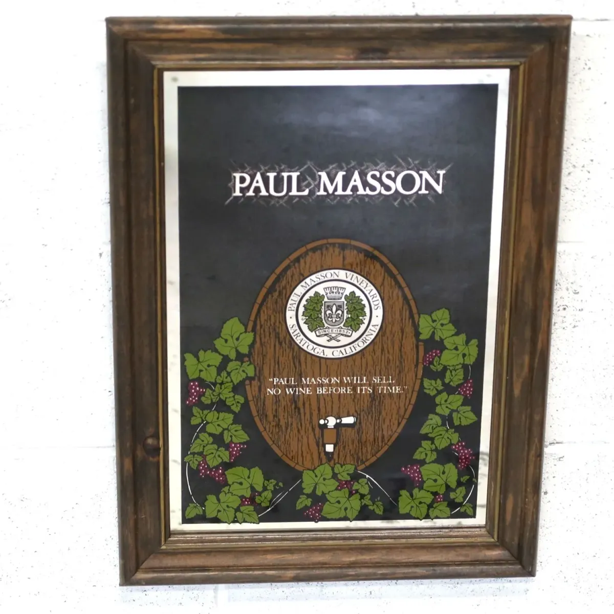 PAUL MASSON ビンテージ パブミラー