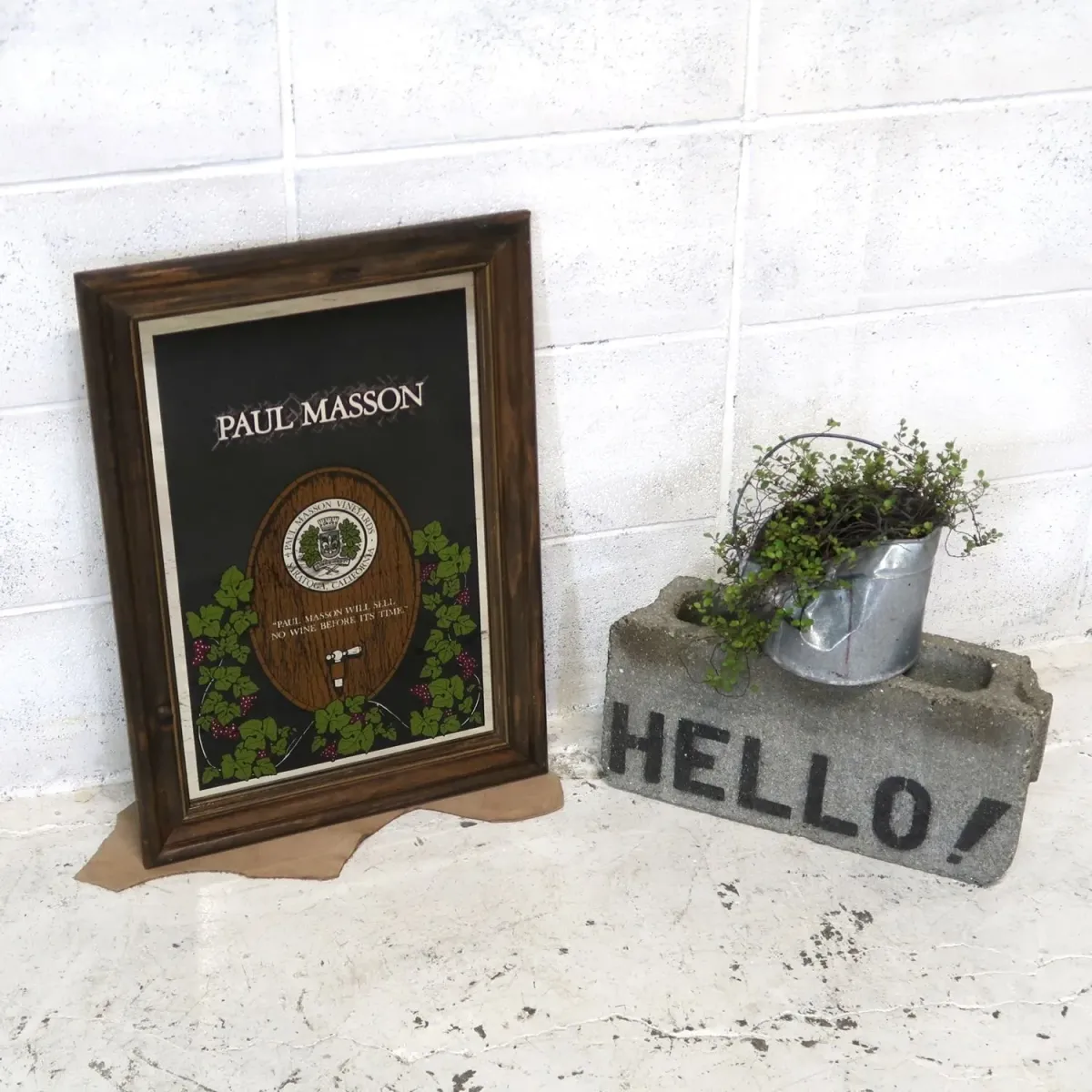 PAUL MASSON ビンテージ パブミラー