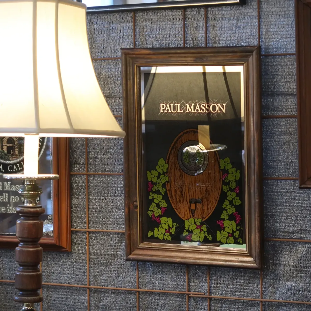 PAUL MASSON ビンテージ パブミラー