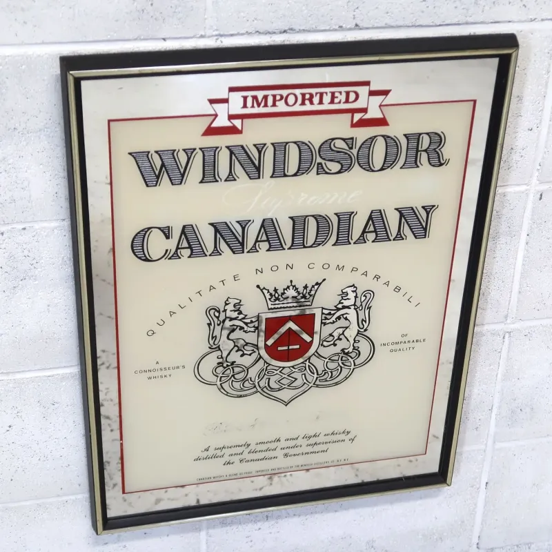 WINDSOR CANADIAN ビンテージ パブミラー