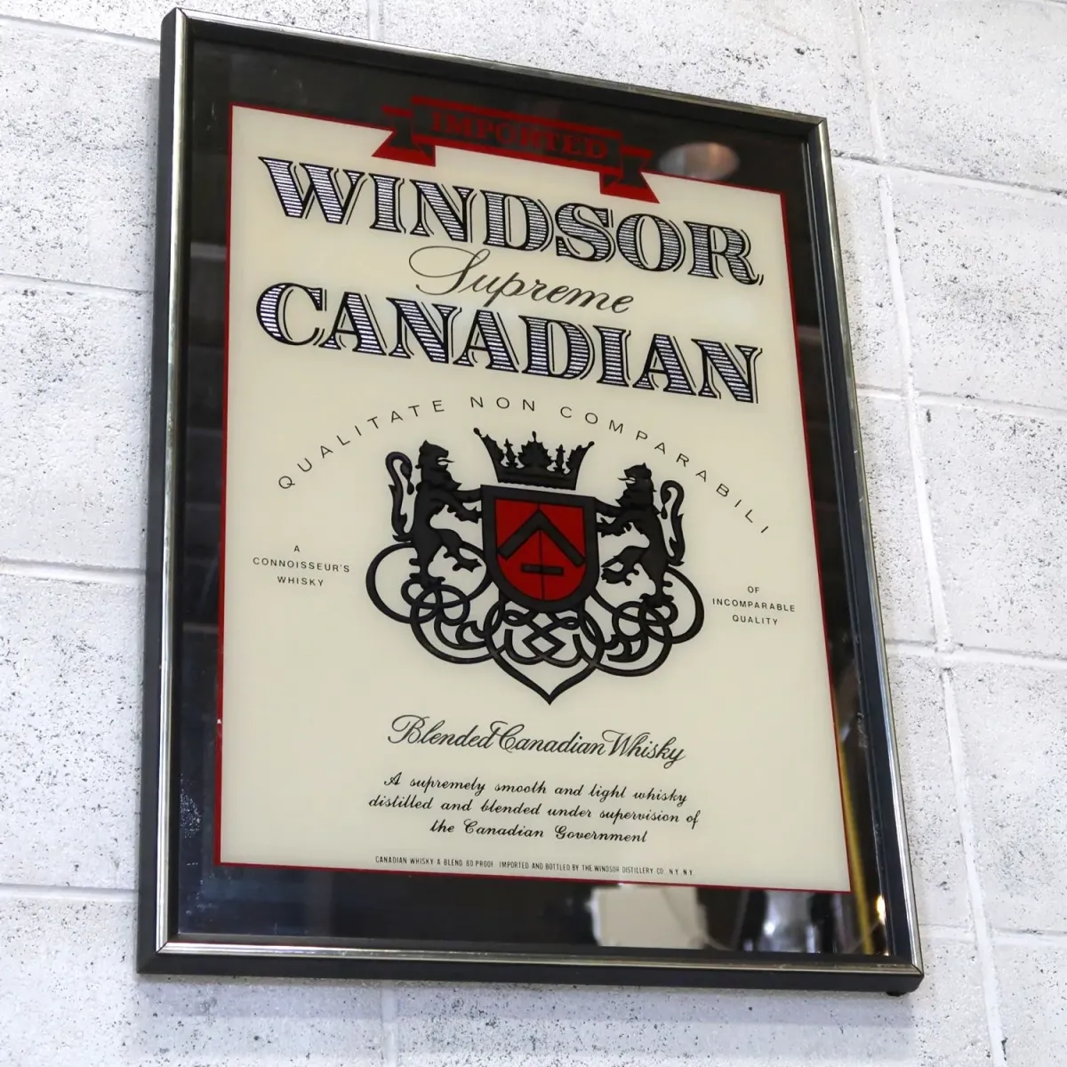 WINDSOR CANADIAN ビンテージ パブミラー