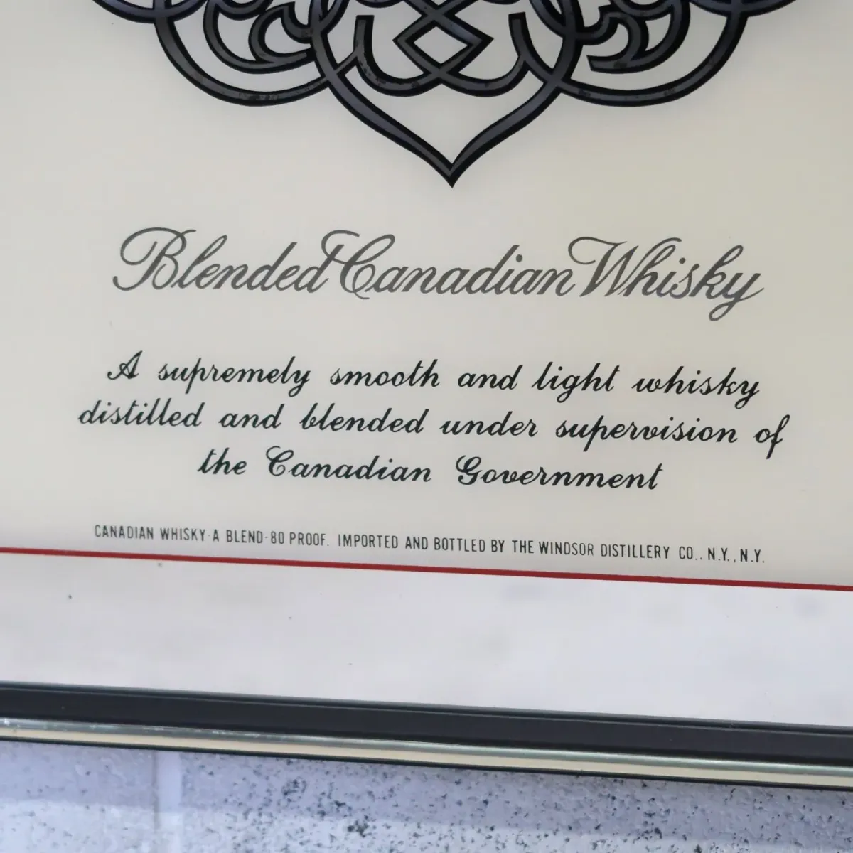 WINDSOR CANADIAN ビンテージ パブミラー