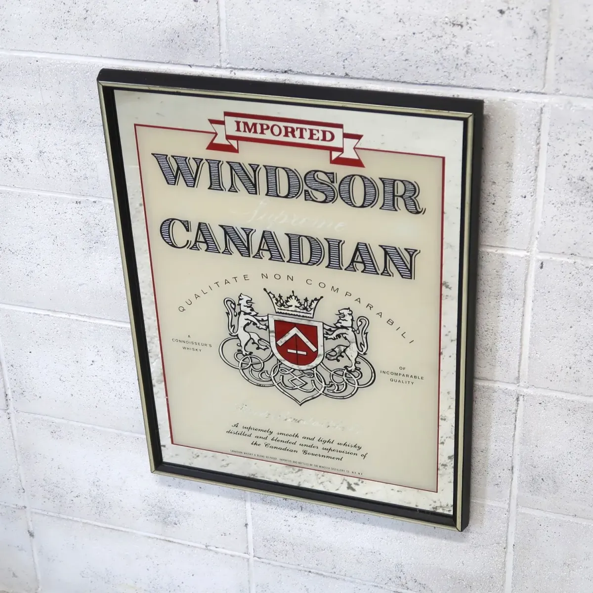WINDSOR CANADIAN ビンテージ パブミラー