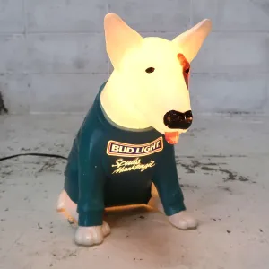 80's BUD LIGHT バド犬ライトサイン Spuds Mackenzie