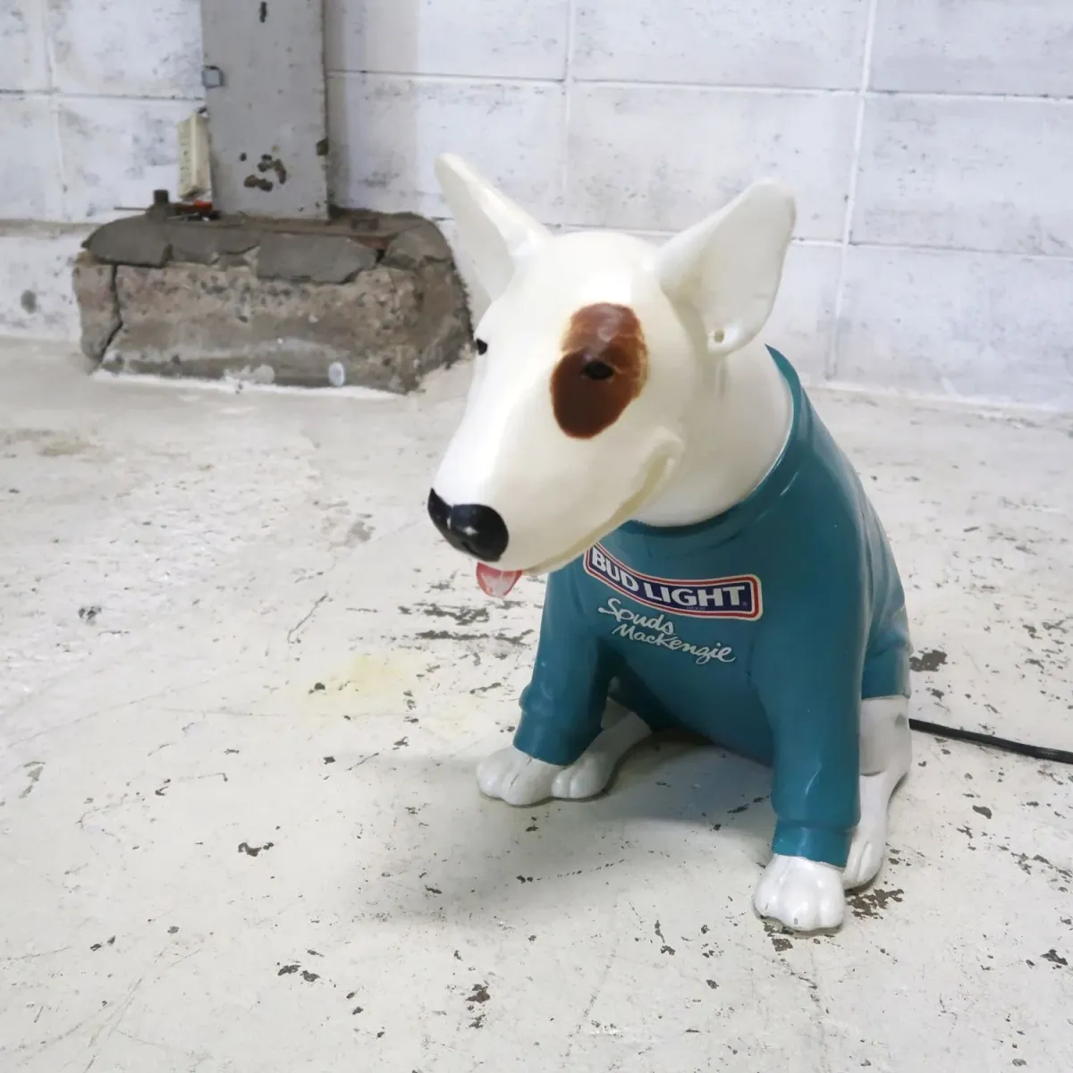 80's BUD LIGHT バド犬ライトサイン Spuds Mackenzie