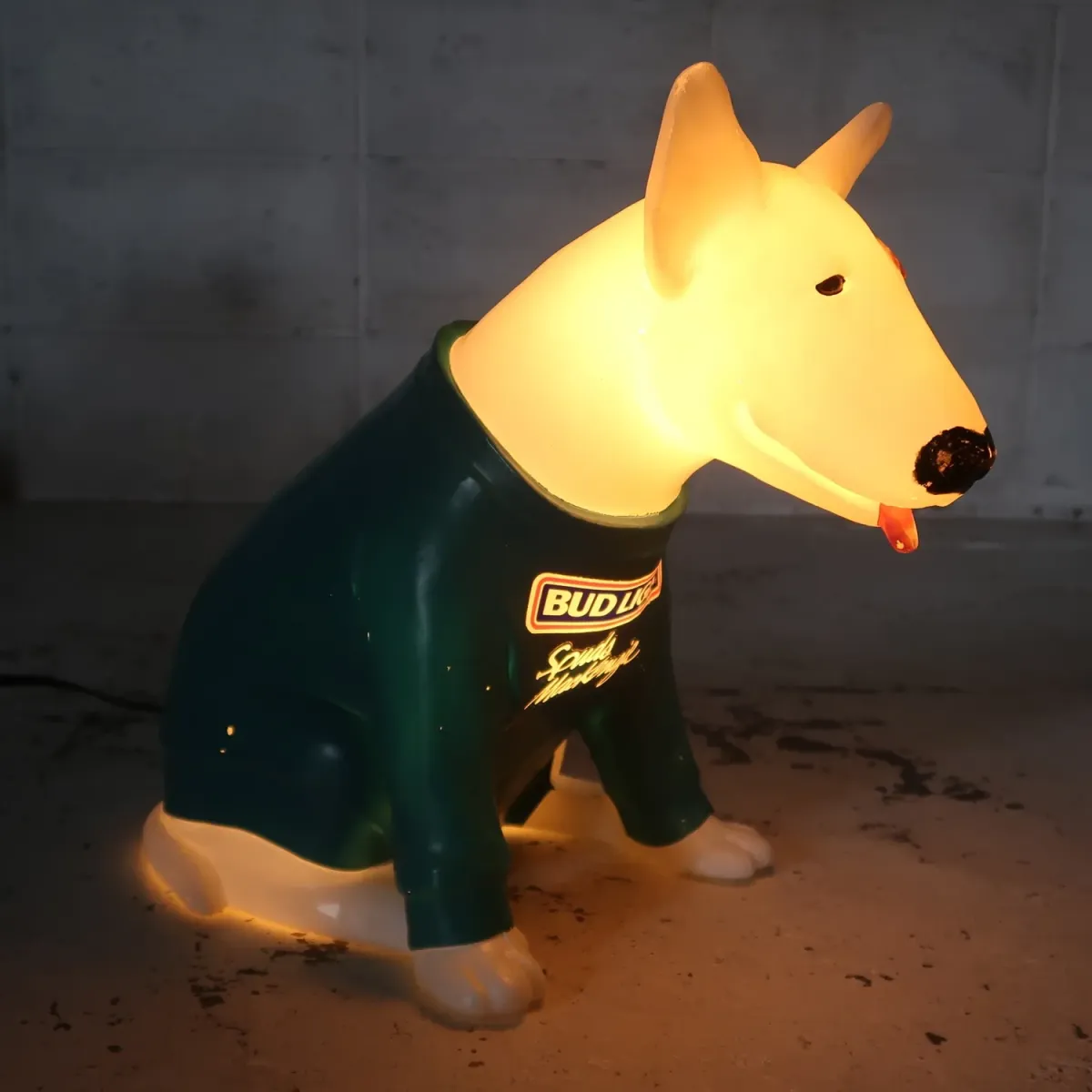 80's BUD LIGHT バド犬ライトサイン Spuds Mackenzie