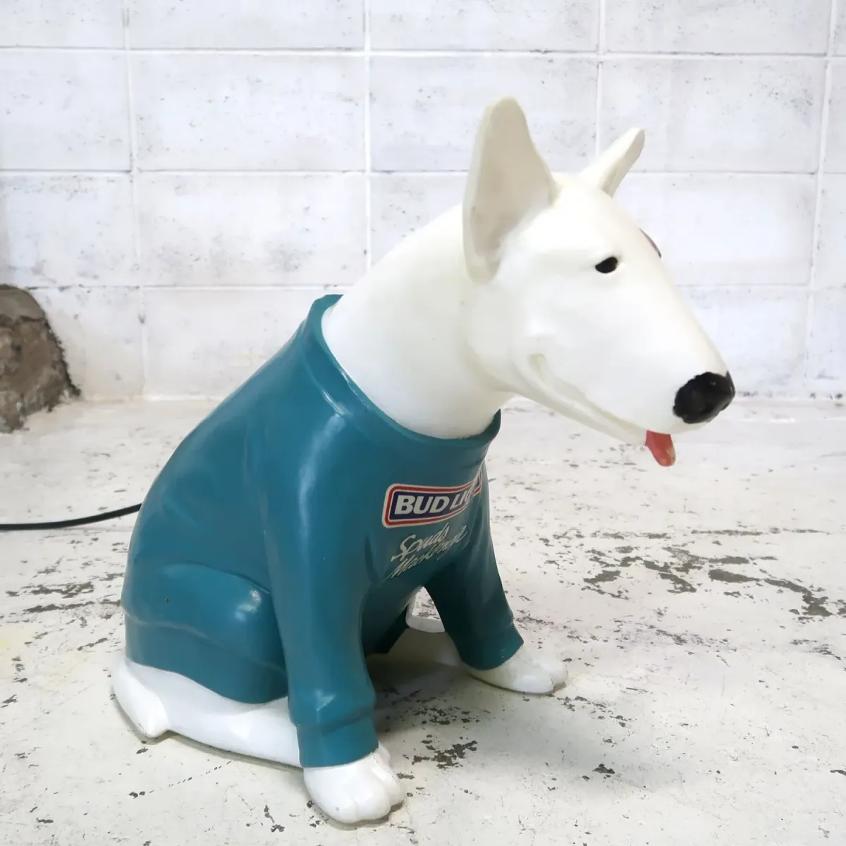 80's BUD LIGHT バド犬ライトサイン Spuds Mackenzie