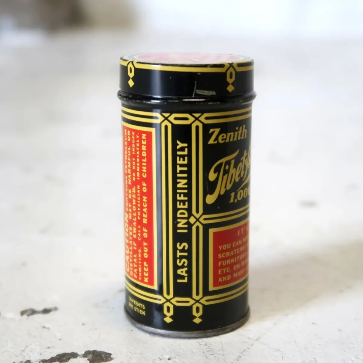 Zenith ビンテージ メタル缶