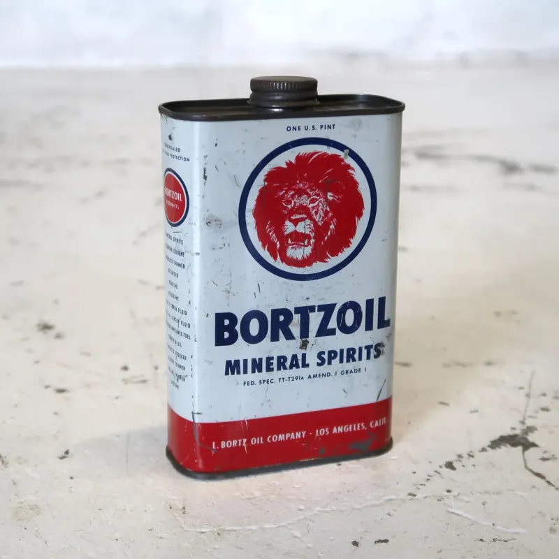 BORTZOIL ビンテージ オイル缶