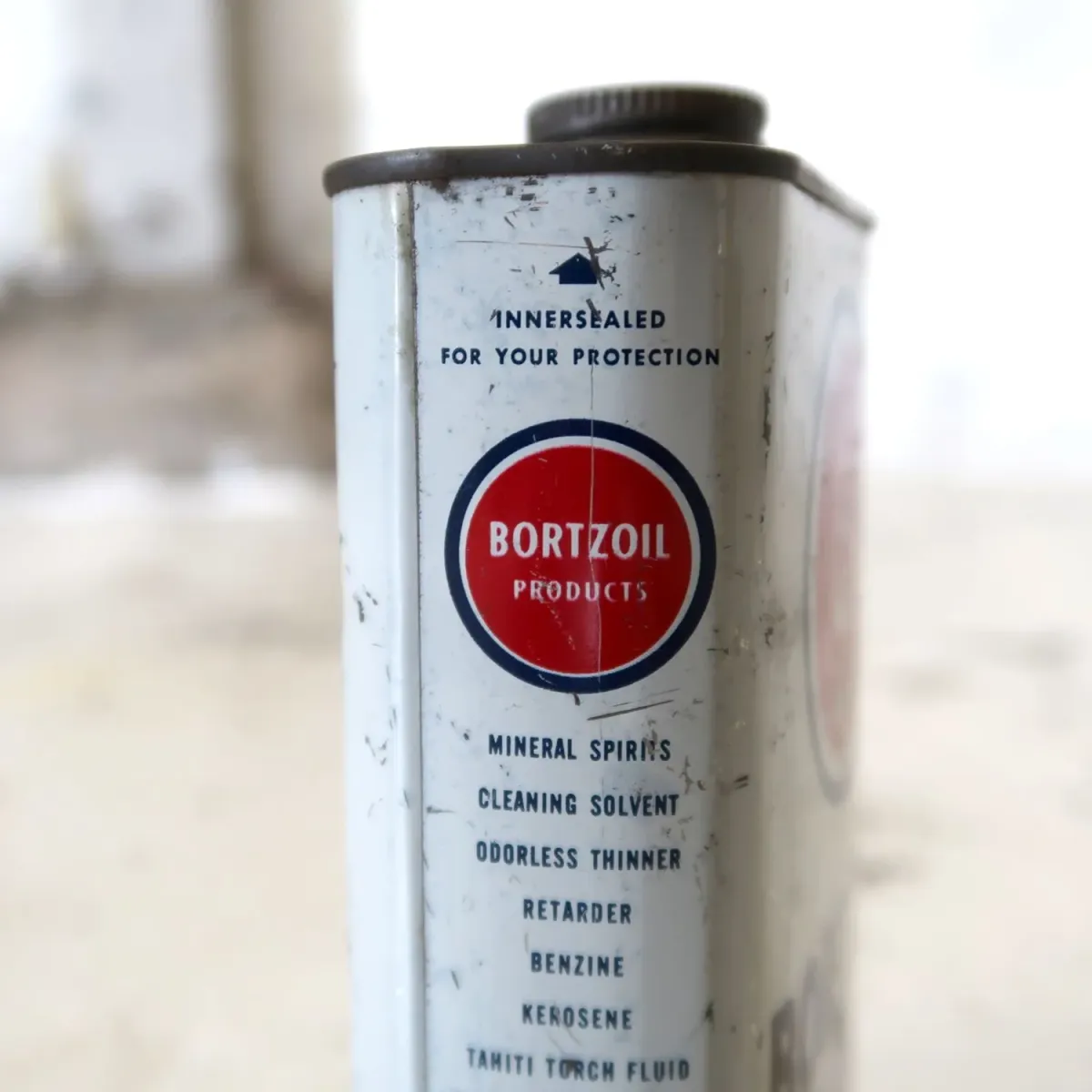 BORTZOIL ビンテージ オイル缶